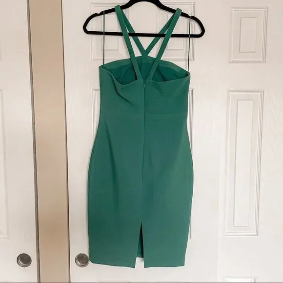 Likely Bridgeport Bodycon Dress Sleeveless Green 8 - Picture 6 of 10